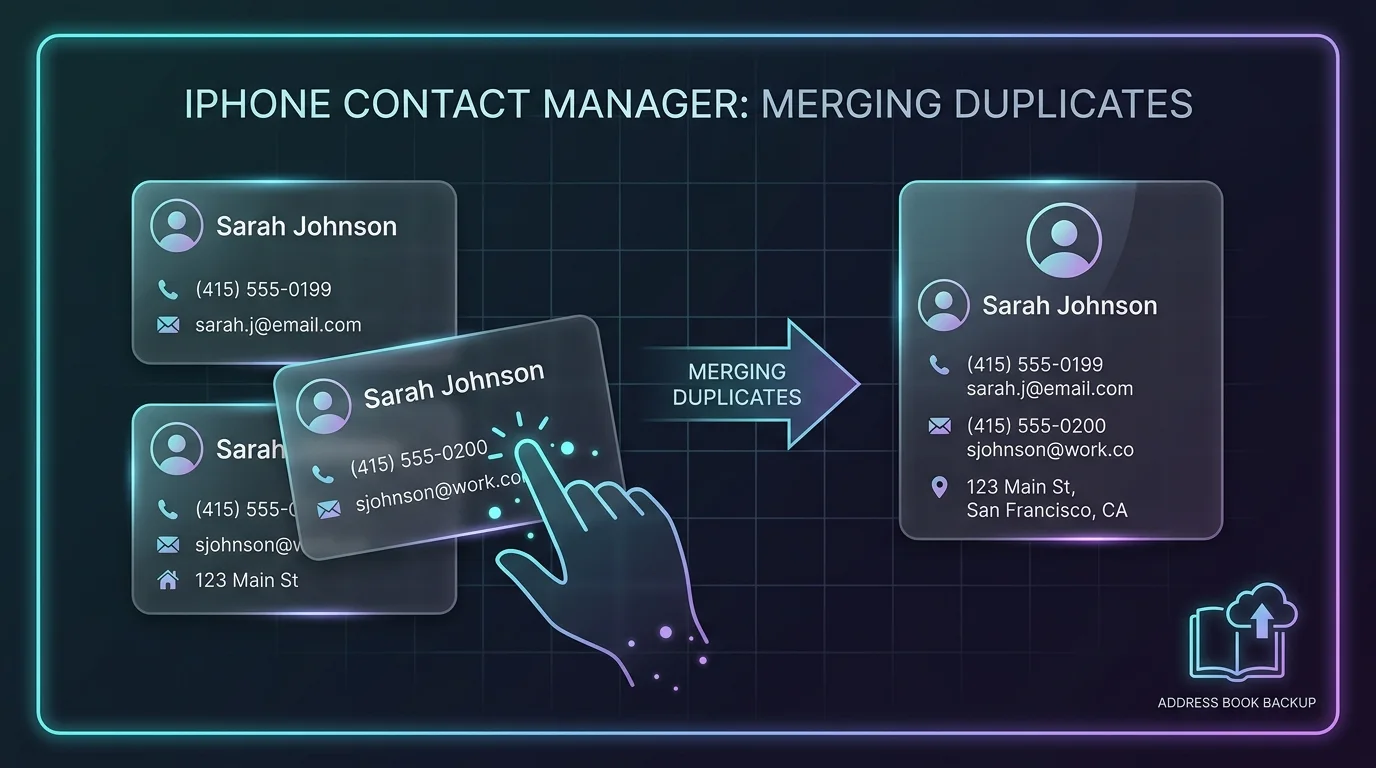 How to Merge Duplicate Contacts and Clean a Cluttered iPhone Address Book